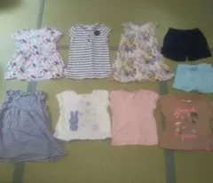 ベビーギャップ ユニクロなど 半袖 Tシャツ チュニック半ズボン　女の子　100