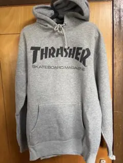 THRASHER グレー パーカー値下げ交渉あり‼︎