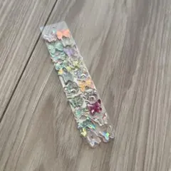 耳つぼアクセサリー　蝶とリボンパーツ