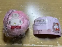 サンリオキャラクターズ 起き上がりぬいぐるみマスコット ラテクマ マイメロディ