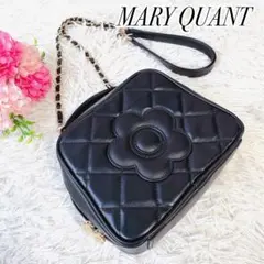 美品　マリークワント　キルティング　2way ハンドバッグ　黒　ショルダー