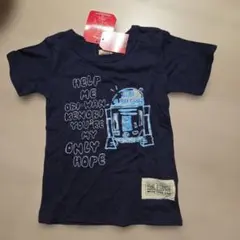 Star Wars R2-D2 半袖Tシャツ ネイビー 110cmのサムネイル