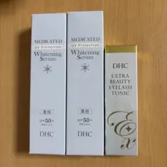 【新品・未開封】DHC 薬用日焼け止め美容液2本 & まつげ用美容液1本のサムネイル