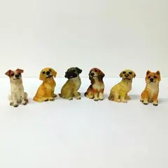 犬　置物　６点セット