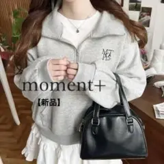【新品】【累計販売枚数1万枚突破！】裏起毛ワンポイント刺繍ハーフジップスウェット