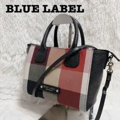 BLUE LABEL CRESTBRIDGE チェック柄ショルダーバッグ