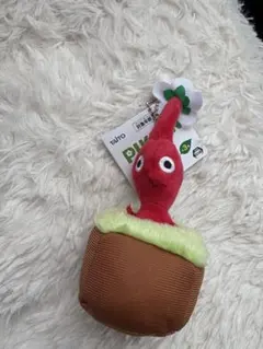 TAITO ピクミン ぬいぐるみ 赤 キーホルダー