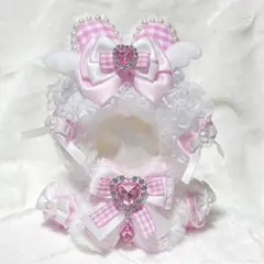 ぬい服 着ぐるみ にじぱぺっと 10cm 11cm おすわり うさぎ ピンク