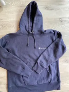 Champion リバースウィーブ パーカー Lサイズ ネイビー