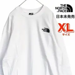 新品未使用⭐️ノースフェイスXL メンズロンT ルーズフィット ホワイト白!