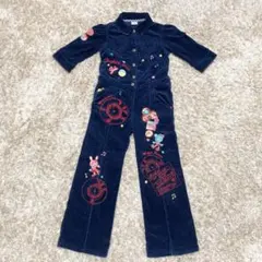 メゾピアノ 110 ベリエちゃん 平成レトロ 女児 Y2K 00s 長袖つなぎ