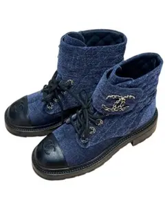 2025年最新】シャネル デニム ブーツの人気アイテム - メルカリ