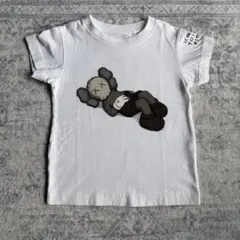 KAWS キャラクターTシャツ 100cm ホワイト