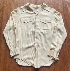 40s rayon gabardine レーヨンギャバ　シャツのサムネイル