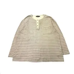 BURBERRY LONDON ロンT ヘンリー 長袖カットソー ボーダー Lのサムネイル