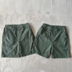 ユニクロ　ギアショートパンツ水陸両用2枚セット130 双子