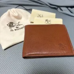 イルビゾンテ 2つ折り財布 ブラウン コンパクト 本革 イタリア製