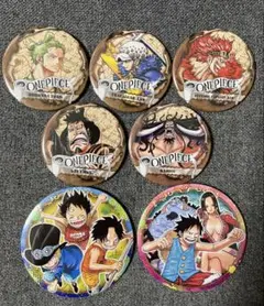 ONE PIECE コレクション缶バッジ ゾロ ロー キッド 錦えもん カイドウ
