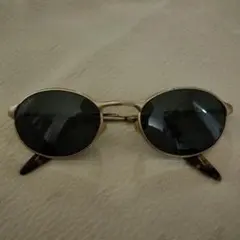 Ray-Ban ゴールドオーバルサングラス