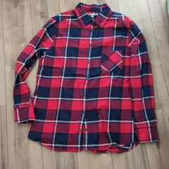 UNIQLO チェック柄 長袖シャツ XL