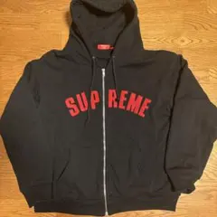 Supreme ジップアップパーカー ブラック Mサイズのサムネイル