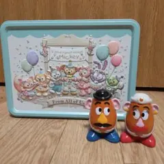 【値下げ中】ダッフィー空き缶、ポテトヘッド