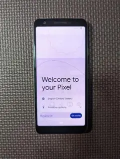 GooglePixel3a　スマートフォン　本体　中古　※液晶焼けあり