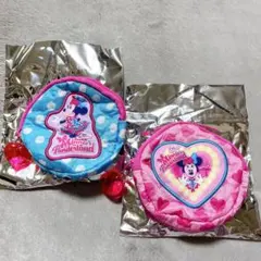 ミニパル　ミニーのファンダーランド　カプセルトイ ピンク ブルー 2点セット