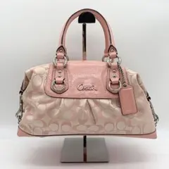 Coach Ashely Satchel Pink Hand Bag y2k