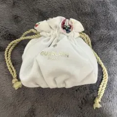 ゲラン　香水瓶　巾着　ノベルティ GUERLAIN ノベルティ 巾着 巾着ポーチ 巾着袋 ゲラン 香水瓶 - メルカリ