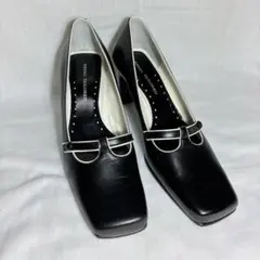 【美品】REGAL TAILORED パンプス 23.5cm 黒 レザー