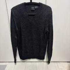 ARMANI EXCHANGE Vネックニット ブラック M