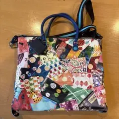 GABS ガブス 花柄 トートバッグ M マルチカラー 底板付 3WAY GABS ガブス 花柄 トートバッグ M マルチカラー 底板付 3WAY - メルカリ