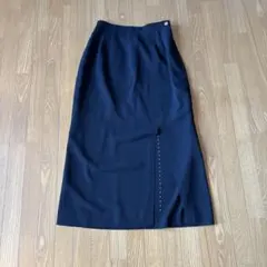 ネイビー スリット付きタイトスカート