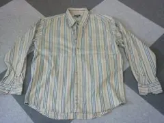 BURBERRY ストライプ シャツ XL バーバリーカラー LONDON