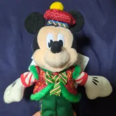 ミッキーマウス クリスマス 2025 ぬいぐるみバッジ