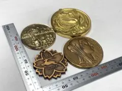 日本橋 記念メダル 3枚セット 寿 鳳凰 - メルカリ