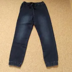 キッズ　デニム　ジョガーパンツ　130　未使用　子供服