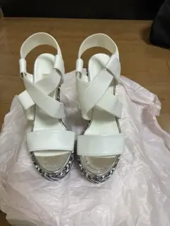 美品 ダイアナ ウェッジサンダル S 23cm 箱付