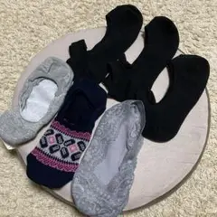 新品未使用　タグなし　福助　フクスケ　フットカバー　ソックス　6足セット