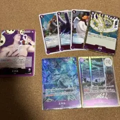 エネル　パラレル　sr ママラガン　万雷　ワンピースカード　紫