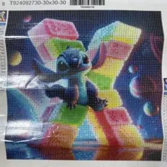 ★【早い者勝ち‼️】スティッチ ダイヤモンドアートキット30x30cm