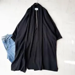 極美品✨《ベイジ》TARTASタルタ ニットロングカーディガン　黒