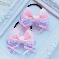 (299) なりきり ゆめかわ プリンセスヘアゴム♡ ハンドメイド ディズニー
