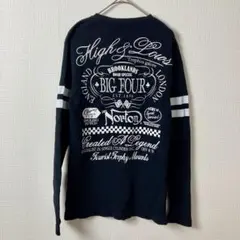 094 Norton モーターサイクル 00s グランジy2k サーマル　刺繍