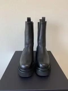 ユナイテッドアローズ　サイドゴアブーツ 厚底 レザー