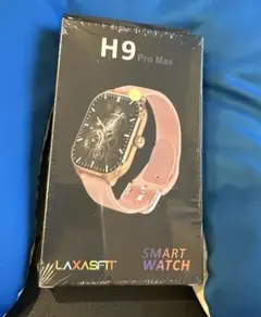 LAXASFIT 2025スマートウォッチBluetooth通話 ピンクゴールド
