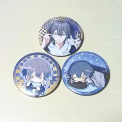 にじさんじ　小柳　ロウ　スイパラ　缶バッジ　等身　着物　こたつ