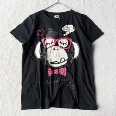 グルトンズ ジェニファー メガネ Tシャツ L ブラック 新品タグ付き 綿