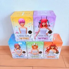 【全5種コンプ】五等分の花嫁∬ スーパープレミアムフィギュア 花嫁Ver.セット